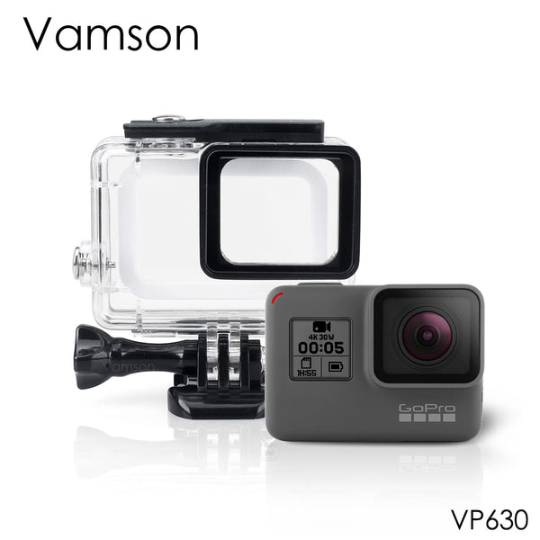 Vamson for Gopro Hero 6 5 7 8 Black 45M Underwater Waterproof Case Camera Diving Housing Mount for GoPro Accessory VP630